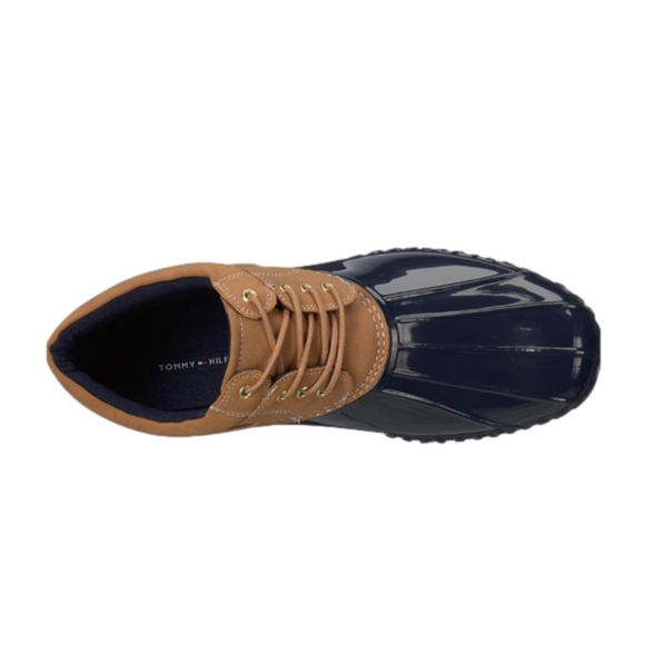 Tommy Hilfiger Harley lace up waterproof duck ankle boots size 8 sleek - Picture 3 of 11